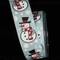 The Ribbon People Blue and White Wonderland Snowman Wired Craft Ribbon 1.5" x 27 Yards